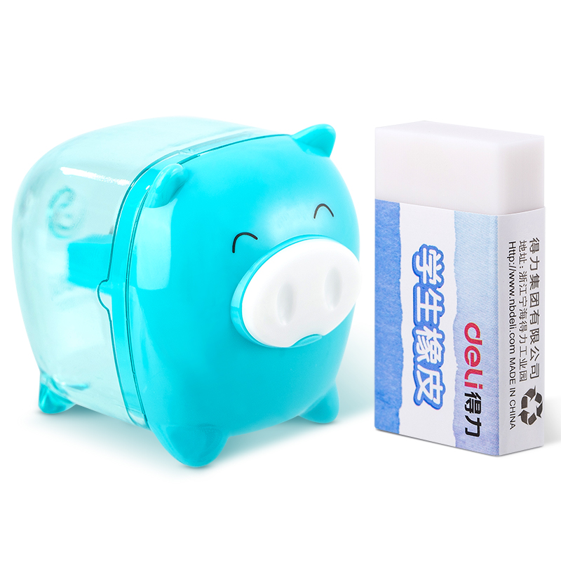 Deli-0587 Pencil Sharpener Set