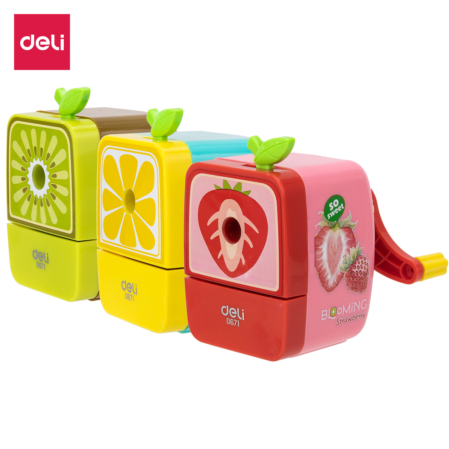 Deli-E0671 Rotary Pencil Sharpener