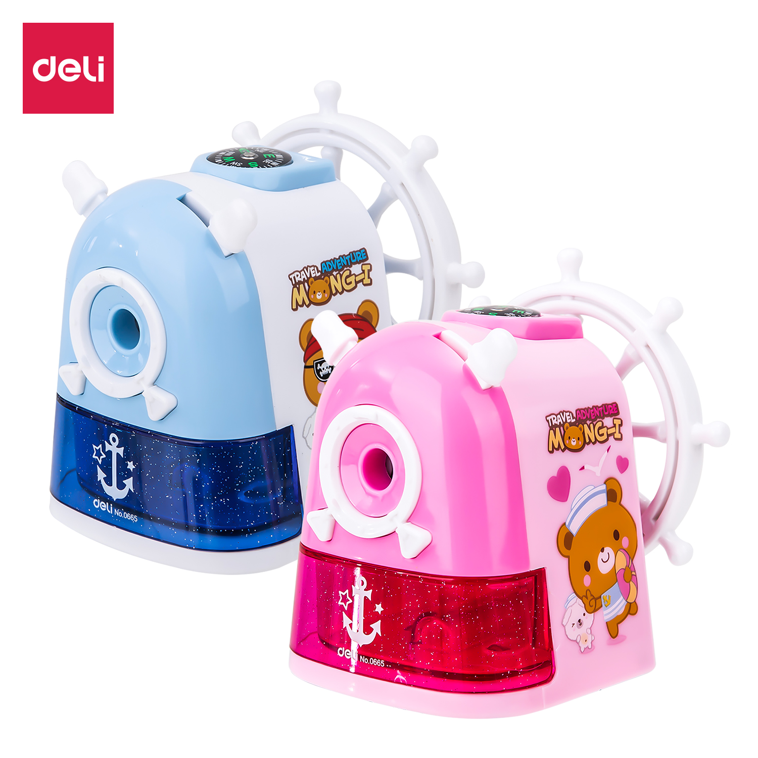 Deli-E0665 Rotary Pencil Sharpener