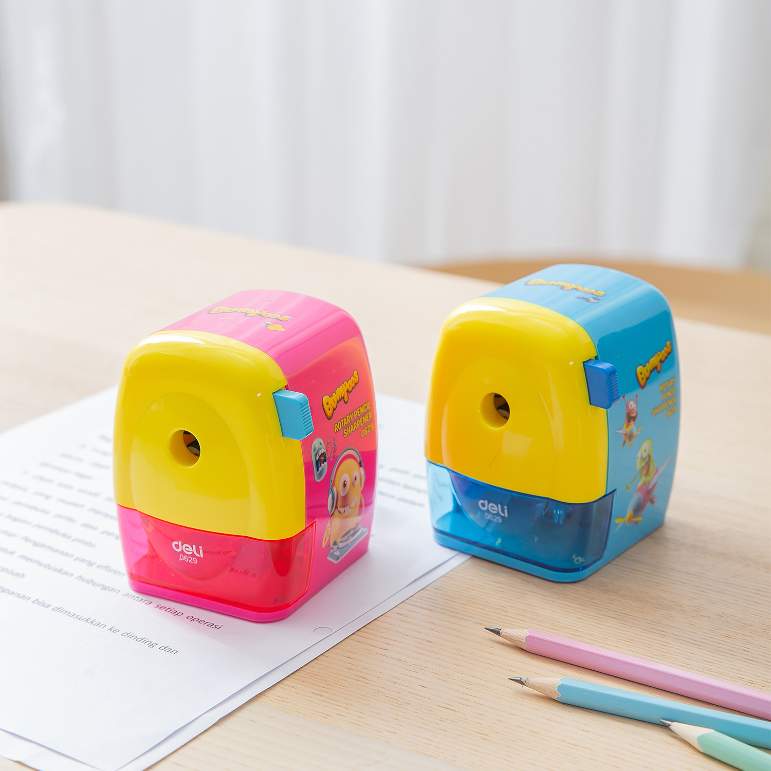Deli-E0629 Rotary Pencil Sharpener