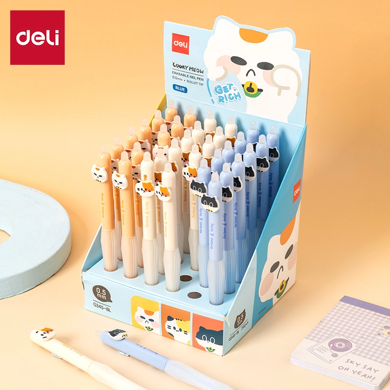 Deli-EG345-BL Erasable Gel Pen