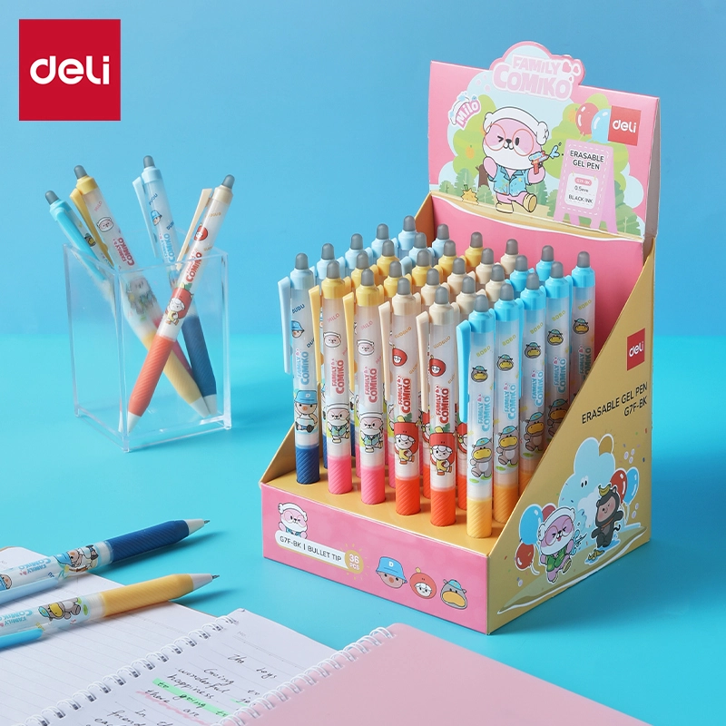 Deli-EG7F-BK Erasable Gel Pen