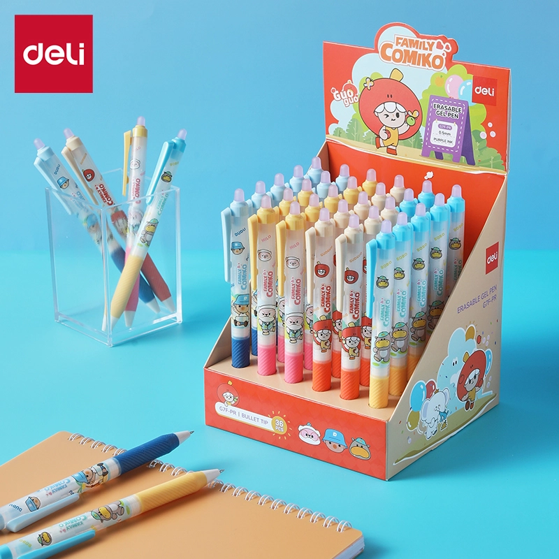 Deli-EG7F-PR Erasable Gel Pen